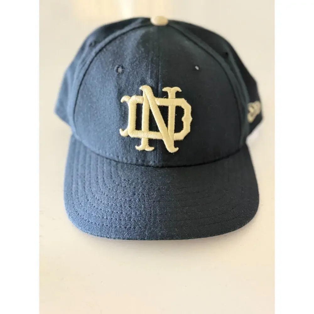 Vintage 90s Notre Dame Fighting Irish New Era Low Profile Hat Made USA NCAA